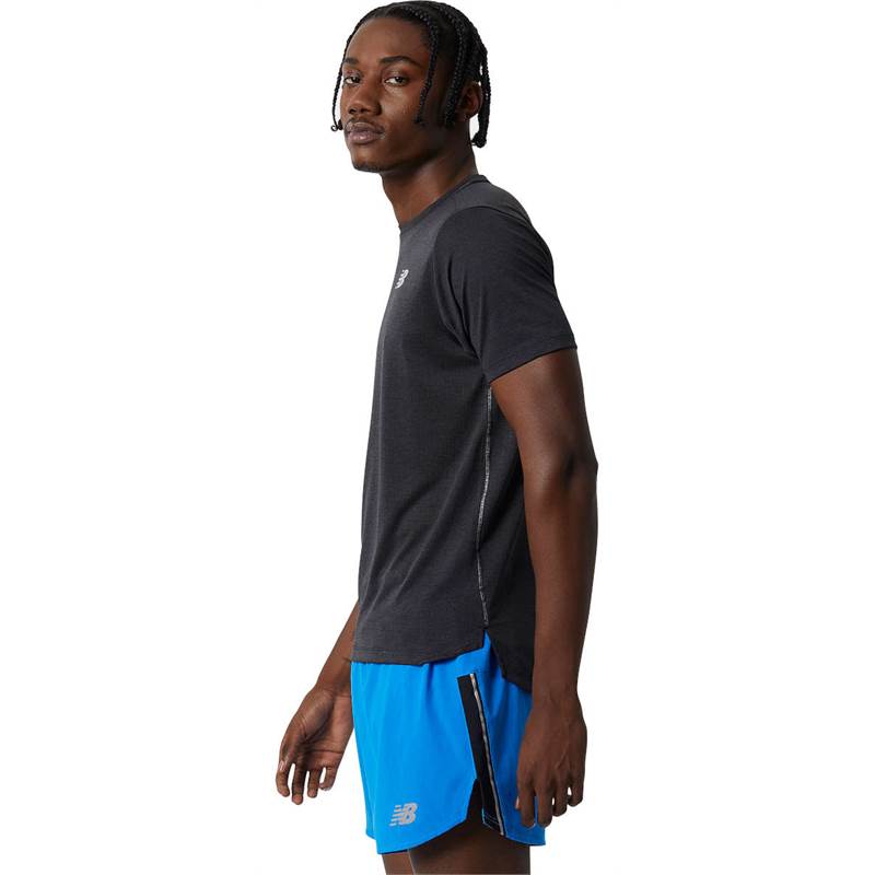 New Balance Mens Impact Run SS Top-1